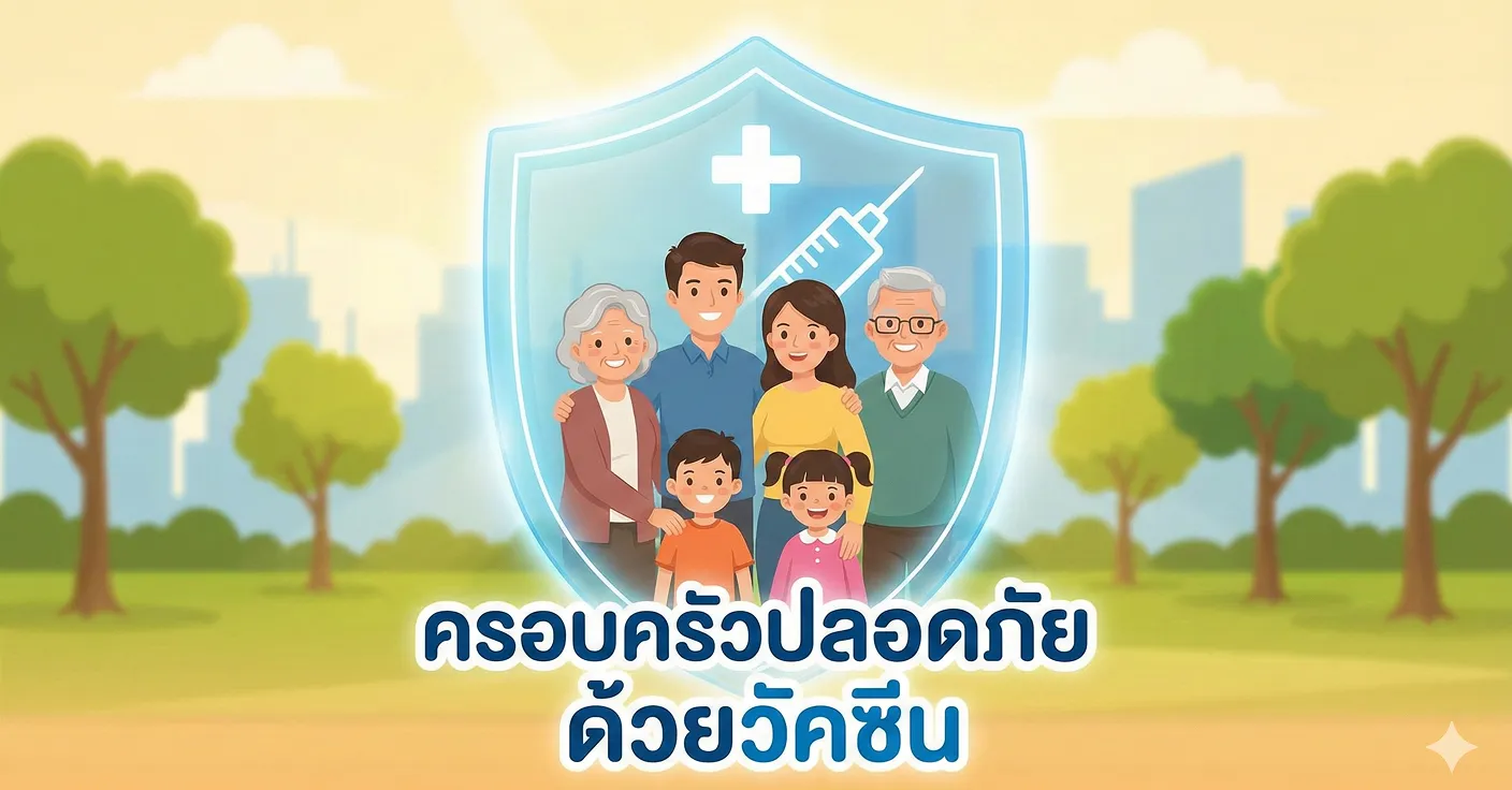 วัคซีน... ไม่ใช่เรื่องของเด็กเพียงอย่างเดียวทำไมผู้ใหญ่และผู้สูงอายุถึงต้องฉีดวัคซีน